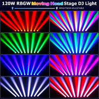 120W 8 Augen LED Schwingbalken-Streifenlicht für KTV, Bar, DJ Club, Hochzeit, Große Performance RGBW 4-in-1 Moving Head Bühnenbeleuchtung