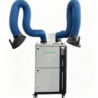 Extracteur de fumées de soudage mobile et portable avec moteur, efficacité de purification de 99,97 %, équipement de nettoyage de l'air