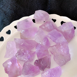 Kristal Amethyst Ungu Alami Berkualitas Tinggi, Batu Kasar Kuarsa Kristal untuk Dekorasi dan <span class=keywords><strong>Tarot</strong></span> - Product Image 4