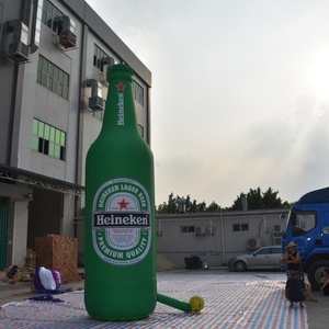 Réplique géante de bouteille de bière <span class=keywords><strong>Heineken</strong></span> gonflable, publicité promotionnelle personnalisée, affichage gonflable pour les marques de boissons/bars/événements - Product Image 1
