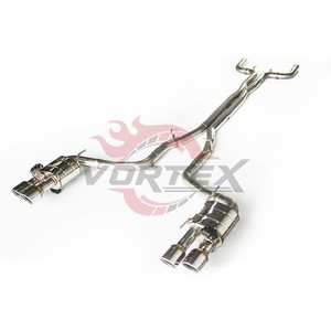 Sistema de Escape Catback Valvetronic de Acero Inoxidable 304 VORTEX con Control Remoto para Maserati Ghibli S Q4 2013-2024, Instalación Directa, Acabado Pulido Espejo - Product Image 2