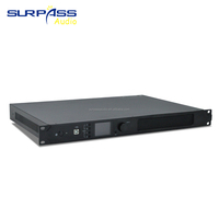 DSA43 sıcak satış 1U dijital DSP amplifikatör 4CH 300W ses işlemcisi güç amplifikatörü