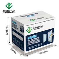 Ventes directes d'usine 3M 121 neutre blanc étanche à la moisissure Aquarium Silicone mastic colle 121 neutre adhésif joint verre