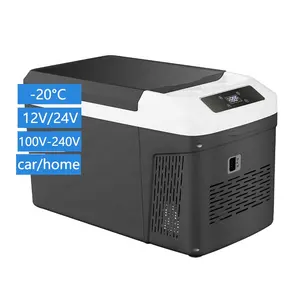 Factory Price 12V 24V Compressor Car Truck Refrigerator Freezer Refrigeration Portable Car Small Refrigerator