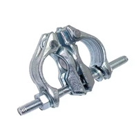 Sampel Tersedia 48.3mm 60mm 1.04kg Kopel Putar Ganda Scaffolding Tekan Inggris