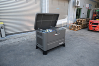 Générateur au gaz naturel 15-20KW à 2 cylindres, ultra silencieux, avec double enveloppe, AVR, vente en gros pour usage agricole