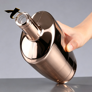 Bouteilles <span class=keywords><strong>de</strong></span> <span class=keywords><strong>whisky</strong></span> électro-plaquées, bouteilles en verre transparent avec bouchon à vis pour l'emballage du <span class=keywords><strong>whisky</strong></span>, volume 700 ml 1000 ml - Product Image 4