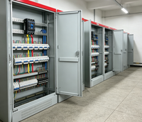 Armoire de commande PLC personnalisée, coffret de commande électrique basse tension, armoire de distribution d'énergie en acier pour intérieur, 100A IP55