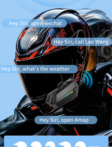 ชุดหูฟังติดหมวกกันน็อคมอเตอร์ไซค์ C5S กันน้ำระดับ IPX6 เชื่อมต่อบลูทูธ 5.3 รองรับการสลับภาษาสองภาษาเพื่อเปิดใช้งานผู้ช่วยเสียง - Product Image 4