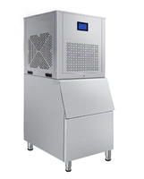 Machine à glaçons de cafétéria commerciale en acier inoxydable de fabrication granulaire automatique de grande, moyenne et petite capacité