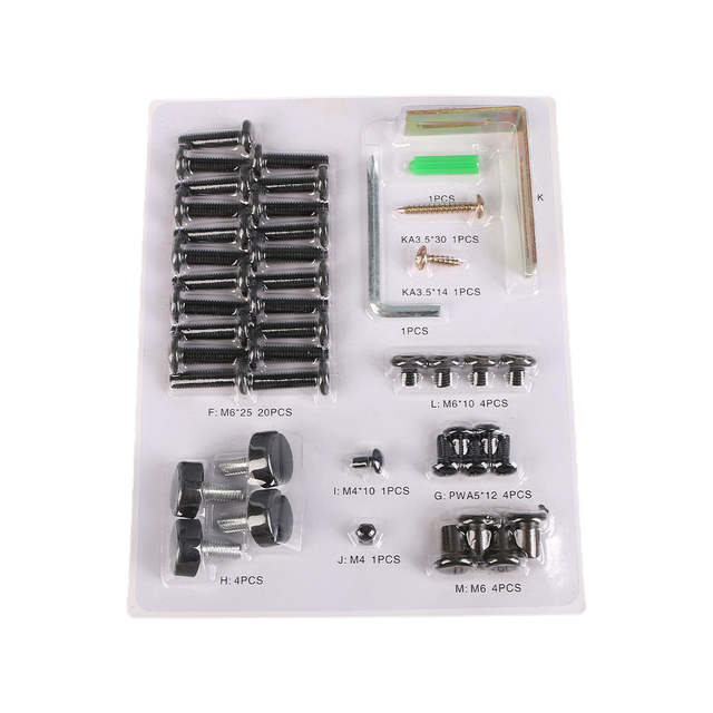 Steel M2/M3/M4/M5/M6 Hex Socket Button Screws Kit 70mm/25mm Length Oval Zinc Coated Black Finish Assortment