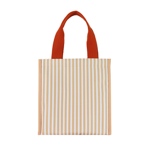 Boîte à lunch isolée pour femmes Eco Canvas Meal Prep Tote Purse avec technologie étanche pour le travail Bureau Business Wine Food Storage - Product Image 2