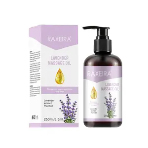 Private Label Calming Soothing Relaxing Natural Lavender Body Massage Oil