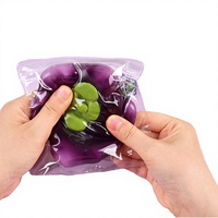 Nouveau jouet anti-stress en TPR de 6,5 cm, modèle mangue-violette fluide, simulation de fruit, jouet de décompression pour enfants, référence 20279