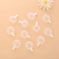 Accessoires de remplacement en plastique pour jouets à couinement, petits et ronds, transparents, pour peluches, avec fonction de couinement et de production de bruit