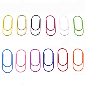Clips en papier colorés de 50 mm, clips en plastique recouverts de plastique, clips en papier larges et épais, clips en papier colorés de grande taille, marque-pages pour la maison, le bureau et l'école - Product Image 1