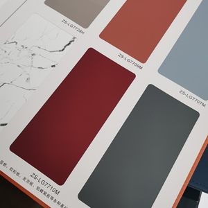 Tấm ván MDF phủ PET chống vân tay hai mặt, màu siêu mờ dùng cho tủ bếp - Product Image 2