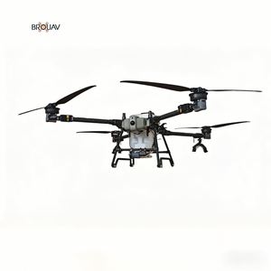 Drone pulvérisateur agricole, hélicoptère de pulvérisation de cultures, télécommande, alimentation par batterie, UAV commercial, application de pesticides - Product Image 1