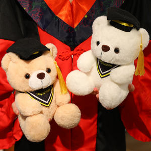 Милый плюшевый мишка-доктор в шапочке, мягкая хлопковая игрушка для выпускников школы, антистресс, на заказ - Product Image 5