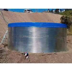 SDM Zincalume جولة المياه المموج جولة خزانات بسعة مخصصة - Product Image 5