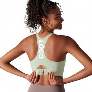High Support Running Sports Bra for Women Molded Cups, Custom <b>Hook</b> & Eye Closure - Product Image 1