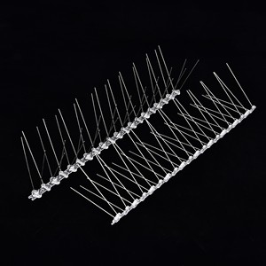 Dispositif de dissuasion <span class=keywords><strong>anti</strong></span>-<span class=keywords><strong>pigeon</strong></span> en plastique pour l'extérieur en acier inoxydable - Product Image 6