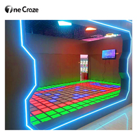 Pista de Baile LED Interactiva para Niños con Resistencia al Agua IP65, Capacidad de Carga de 300 kg, Control DMX Externo para Uso en Interiores