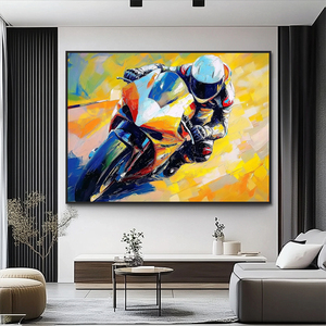 Pittura astratta di alta qualità su tela sportiva personalizzata testurizzata per l'home Office fatto a mano moderna decorazione artistica da parete di alta qualità - Product Image 2