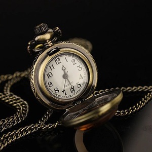 Orologio da Tasca <span class=keywords><strong>Vintage</strong></span> Personalizzato con Incisione, Orologio Classico con Catena, Regalo Retrò - Product Image 1