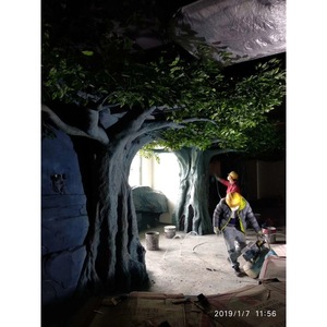 Artificial <b>Tree</b> Ficus Stainless Steel Single Piece High Simulation <b>Outdoor</b> Garden Decoration - Product Image 1