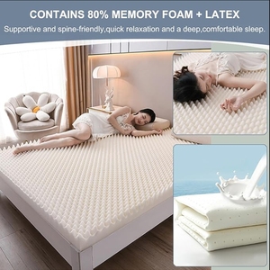 Colchón de espuma viscoelástica, colchón de masaje para comodidad y relajación - Product Image 6