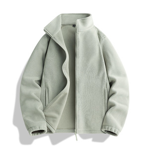 Nouvelle Collection Automne 2026 – <span class=keywords><strong>Veste</strong></span> <span class=keywords><strong>Polaire</strong></span> Unisexe Imprimée Décontractée et Chaude pour Couples, Couleur Unie, Tendance - Product Image 4