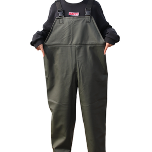 Pantalons de pêche en PVC élastiques et imperméables de haute qualité, écologiques et respectueux des droits du travail - Product Image 1