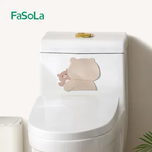 FaSoLa Home Deodorizer Sticker Cartoon Felt Toilet Sticker Bathroom Waterproof Odor Removal Toilet Decorative Sticker