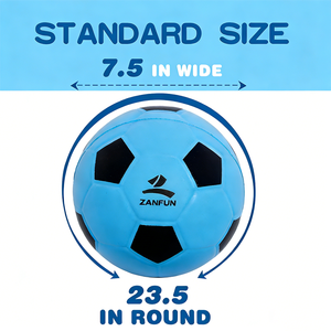 Balón de Fútbol de Espuma de PU Suave y Silencioso para Niños ZANFUN, Balón de Juguete para Práctica en Interiores y Exteriores, para Practicar el Drible - Product Image 2