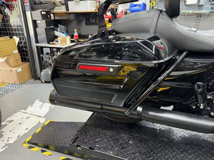 Alforjas Traseras ABS de 24L para Motocicleta, Estilo Bagger, para Road King, Street Glide, Chopped, 2014-2023 - Product Image 6
