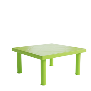 Plastic Square Table Custom Color Traditional Style Study Activity <b>Desk</b> <b>Mini</b> Portable Table for Home Daycare Playroom - Product Image 1