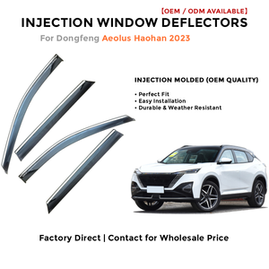 Injection <b>Window</b> Visors Rain Guards for Dongfeng Aeolus Haohan 2023 | Side <b>Window</b> Deflectors Custom Fit Auto Accessories - Product Image 2