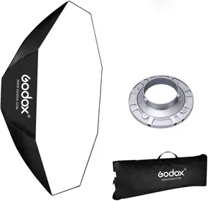 Godox 140cm 탑 팔각형 Softbox Bowens 마운트 사진 스튜디오 비디오 플래시 LED 조명