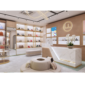 Muebles de Diseño para Tienda de Zapatos y Bolsos, Mobiliario para Boutique de Mujer, Diseño Interior para Tienda de Bolsos - Product Image 1