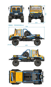 NT WILD BOAR 1:8 Scale 4WD Off-Road RC Crawler Brushless Mud Racing Truck Electric Remote Control RTR CROSSRC EMOX NT 2026 NEW - Product Image 6