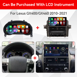Écran Foforfor 12,5 pouces pour Lexus GX400/GX460 2010-<span class=keywords><strong>2021</strong></span>, mise à niveau de la <span class=keywords><strong>console</strong></span> centrale <span class=keywords><strong>Android</strong></span> 13, affichage DSP, navigation GPS, Carplay OEM - Product Image 6
