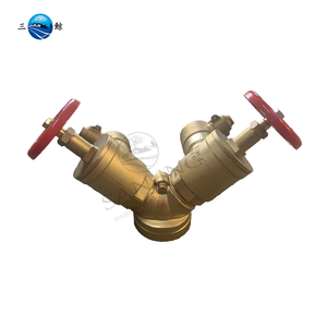 ฟอร์จทองเหลือง4 "X2.5" X2.5 "Y แผนกดับเพลิงแบบหมุนสยามเชื่อมต่อกับก๊อกน้ำหญิงทันที - Product Image 2