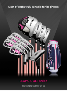 Ensemble de clubs de golf élégant pour débutants avec sac de golf, adapté aux droitiers et gauchers, ensemble de 12 clubs de golf en fibre de carbone/acier - Product Image 2