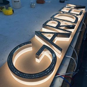 Personalizzazione privata segni LOGO 3D segni esterni personalizzati edifici su misura insegne <span class=keywords><strong>online</strong></span> - Product Image 2