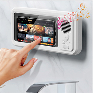 Soporte de Teléfono para Baño, Impermeable, de Plástico, Montado en la Pared, con Pantalla Táctil, para Ducha, Bañera, Cocina, Uso con Manos Libres - Product Image 3