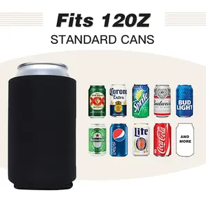 Custom Neoprene Can Cooler Slim Can Cooler Beer Bottle Holder Personalized Sublimation Can Cooler With Custom Logo