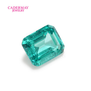 Cadermay Paraiba Yttrium Aluminum Garnet Loose Stone Neon Color Synthetic Gemstone For Jewelry Making - Product Image 3