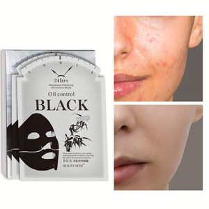 OEM Customized Moisturizing Korean Style Facial Mask Oil Control Blackhead Remover <b>Sheet</b> Mask Quality <b>Silk</b> Beauty Face Mask - Product Image 3