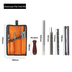 Kit <span class=keywords><strong>d</strong></span>'outils <span class=keywords><strong>de</strong></span> ponçage <span class=keywords><strong>pour</strong></span> tronçonneuse 4,0 mm, 4,8 mm, 5,5 mm, jeu <span class=keywords><strong>de</strong></span> limes rondes en acier à haute teneur en carbone <span class=keywords><strong>pour</strong></span> l'affûtage des chaînes <span class=keywords><strong>de</strong></span> tronçonneuse - Product Image 1